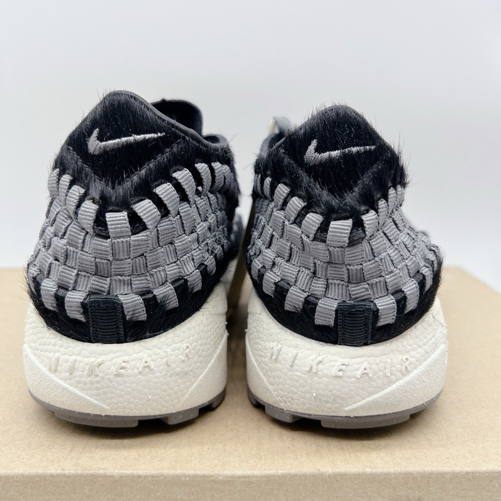 Nike Air Footscape Woven Women's Platform Sneakers Shoes Black Grey US 5.5 - Picture 7 of 13